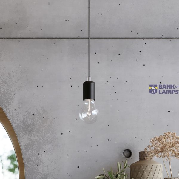 EDISON CHANDELIER 7 BLACK E27 7X60W IP20 image 4