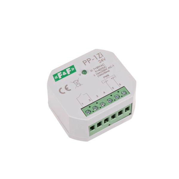 Electromagnetic relay, 1Z 16A, flush mounting, U=7Ã·30VAC/9Ã·40VDC; 1Z 16A (160A/20ms) image 3