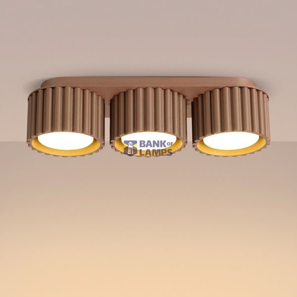 Ceiling lamp AURA 3 mocha Gx53 image 2