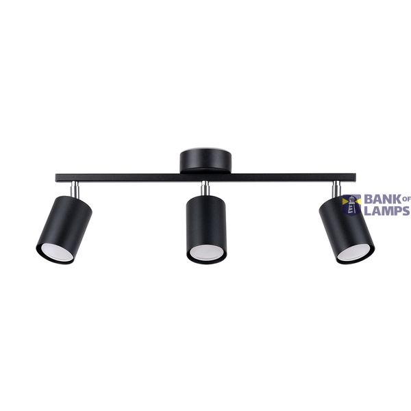 CEILING LAMP LEMMI 3 BLACK GU10 3X40 IP20 image 2