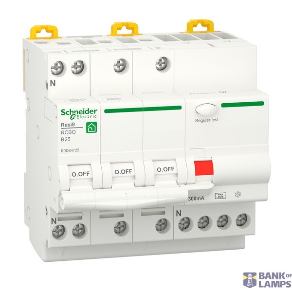RESI9  3P+N B25 300MA A 6KA image 1