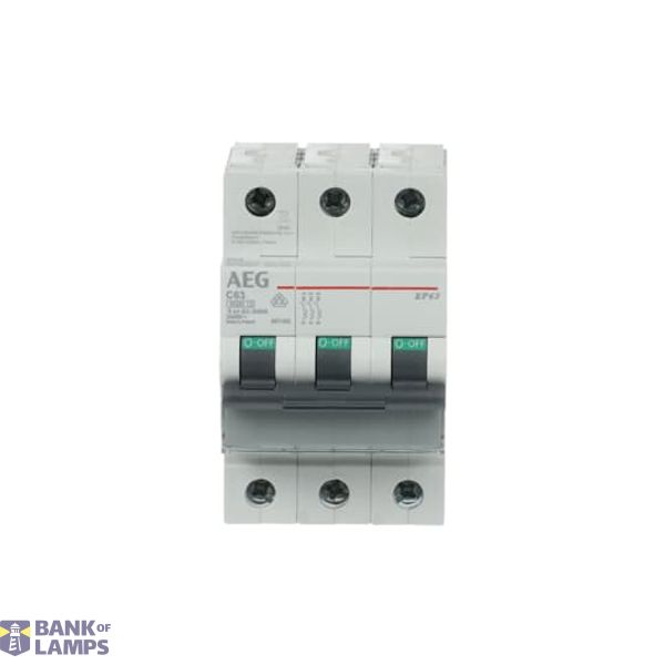 EP63 C63 Miniature Circuit Breaker - 3P - C - 63 A image 10