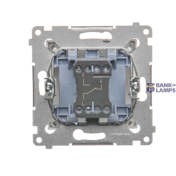 Key with the "horizontal" pictogram for switches and electronic controllers, white image 1