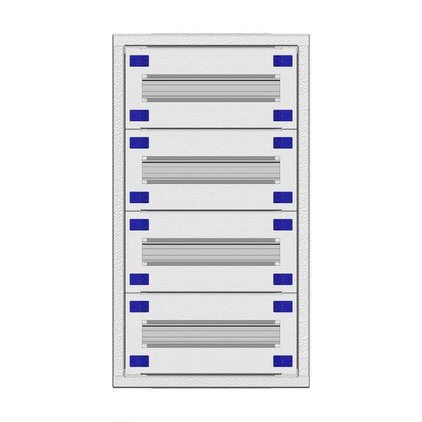 Installation insert 1-12L complete, 4 rows, plastic image 1