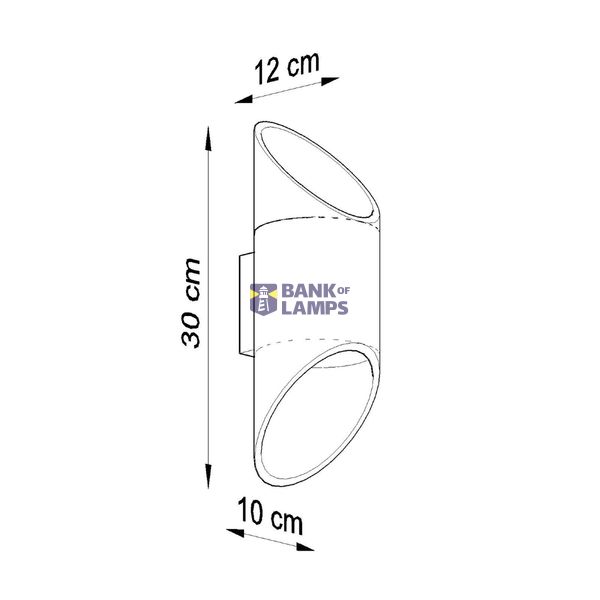 WALL LAMP PENNE 30 BLACK G9 1X40W IP20 image 6
