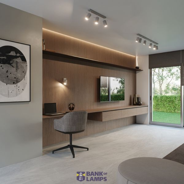 RING CEILING LAMP 6L GREY GU10 6X40W IP20 image 3