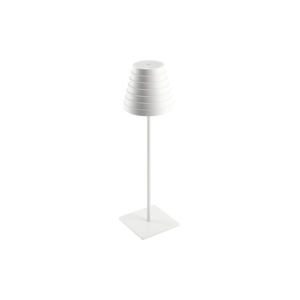 LED rechargeable table lamp FIZZI, 2.5 W, 200 lm, 5 V, 4000 K, 4000 mAh, dimmable, white image 1