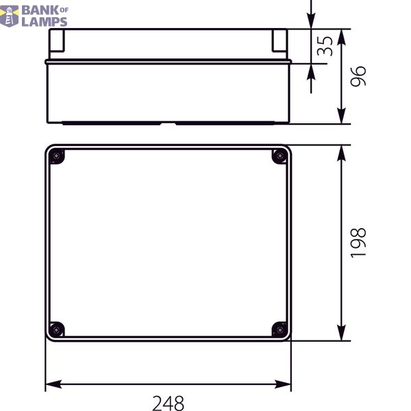 OH-4A.3 Hermetic housing with metal plate image 2