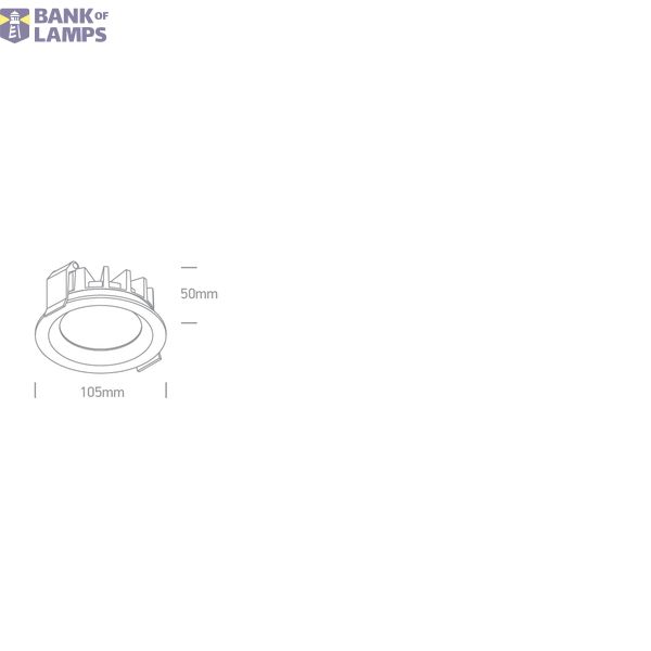 BLACK 15W CCTV IP54 230V image 3