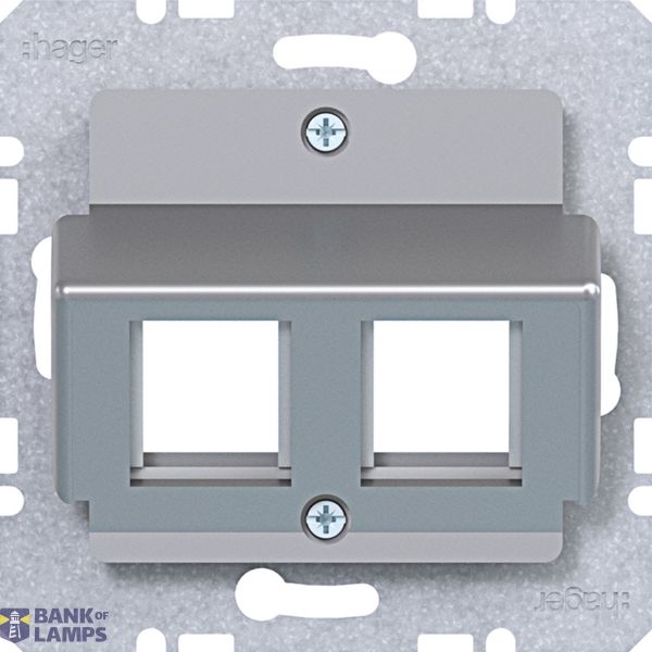 Center plate 2-way, Krone, A.x/C.x/S.x/B.x/Q.x/K.x titanium image 1