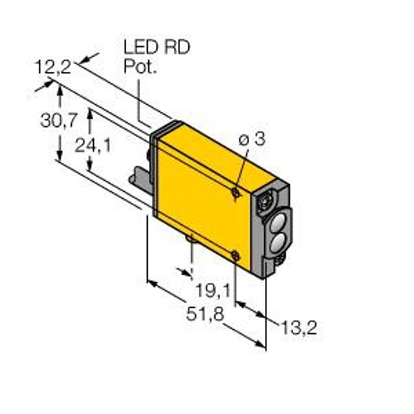 Photoelectric Sensor Retroreflective Sensor   SM2A312LV W/30 image 1