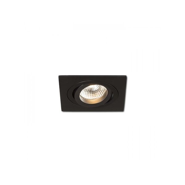 PASADENA GU10 SQ I recessed black 230V LED GU10 7W image 1