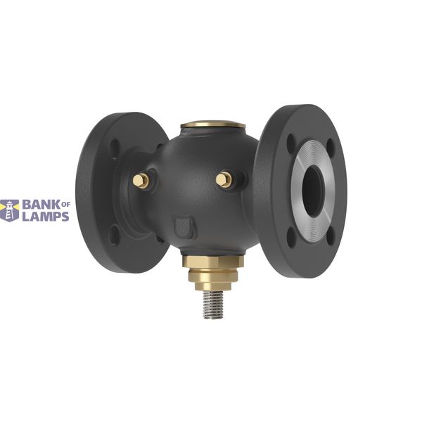 VGUF DN32 PN25 2-way flange supply/return image 1