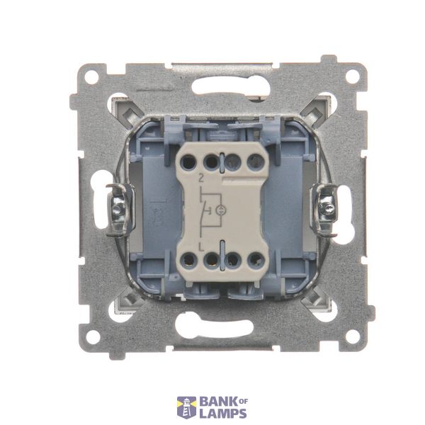Key with the "cross" pictogram for switches and electronic controllers, Gold matt, metalic image 1