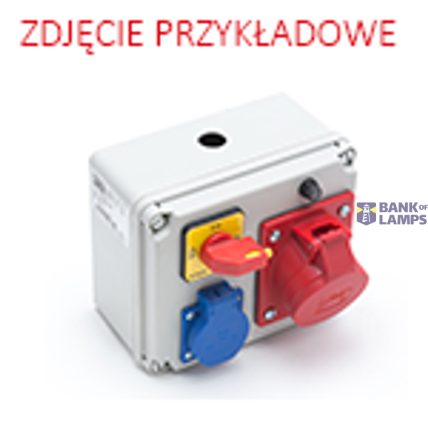 Rozdzielnica stacjonarna z tworzywa seria KOŁO 16/5 GS R.0-1 M20 IP54 image 1