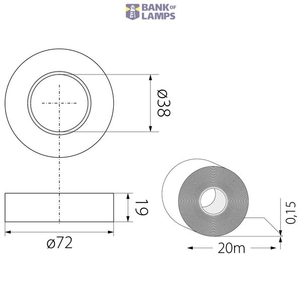 Tape 19 x 20m (0.15) CZ image 2