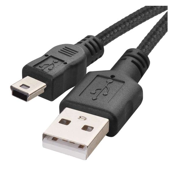 USB cable 2.0 A/Male - mini B/Male 2m black image 1