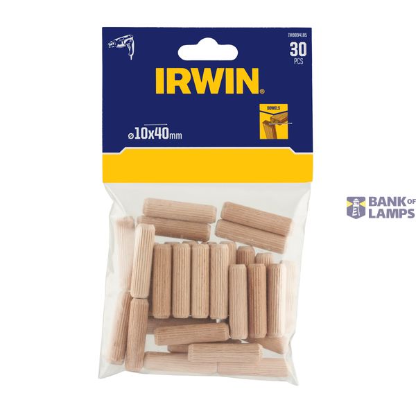 Wooden Dowels, 10x40mm, x30 image 2