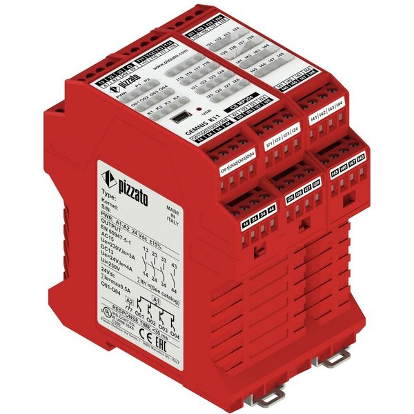 Programmable multifunction safety module, up to SIL 3, PLe, Category 4 - Gemnis series image 1