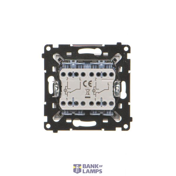 Triple frame, metal, inox dark image 1