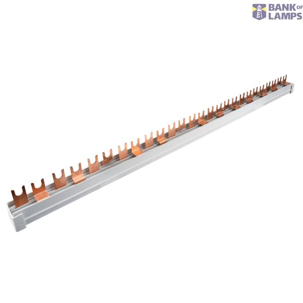 Busbar, 1xRCCB 4-pole, 2xMCB 3+N, 7xMCB 1+N, 26 MV, 10 mmý image 5