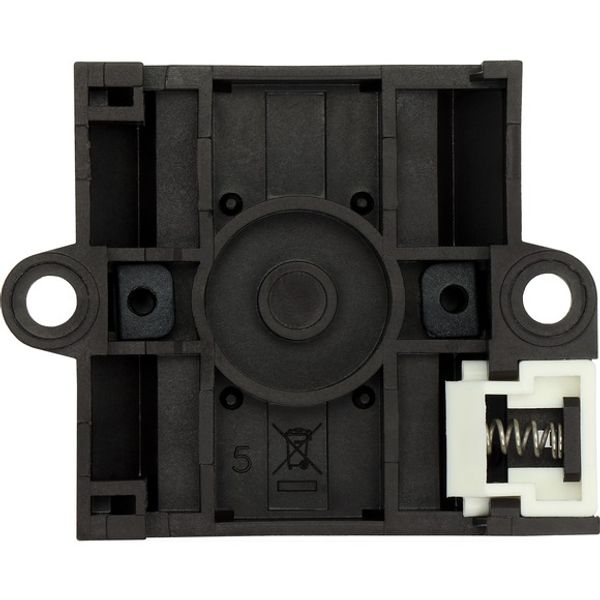 T0-2-8900/V/SVB-SW Main switch, T0, 20 A, rear mounting, 2 contact unit(s), 3 pole + N, STOP function, With black rotary handle and locking ring, Lockable in the 0 (Off) image 2