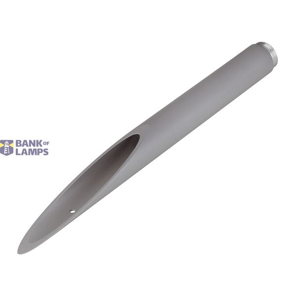 Tail end/earth spike for NEW MYRA 1&2 lamp heads, silvergrey image 1