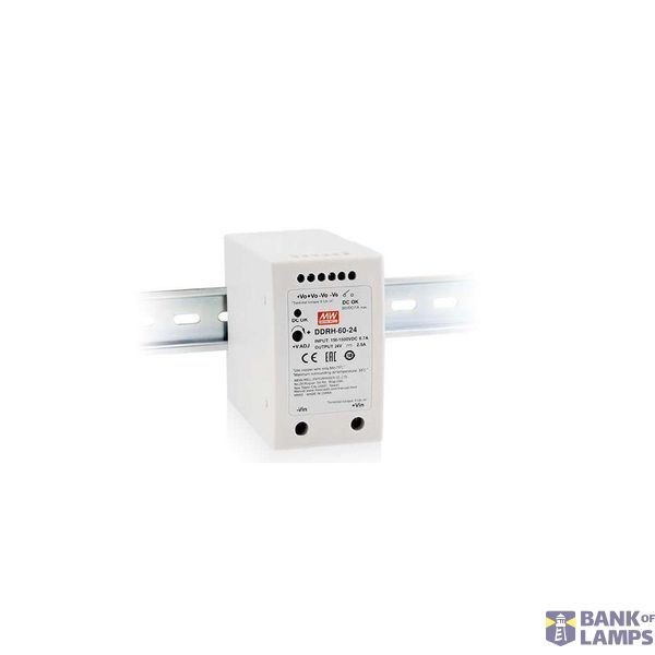 Mean Well DDRH-60-12 DC/DC converter 12 V 5 A 60 W Number of outputs: 1 x Contents 1 piece. image 1