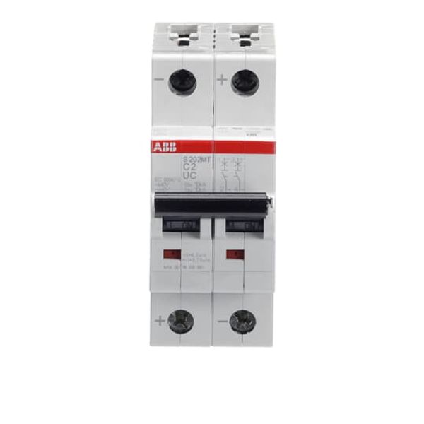 S202MT-C2UC Miniature Circuit Breaker - 2P - C - 2 A image 2