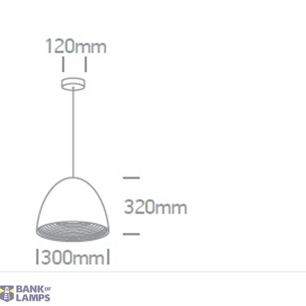 BLACK E27 20W BRASS REFLECTOR image 2