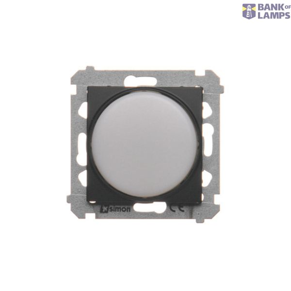 LED light indicator - white light, black matt image 1