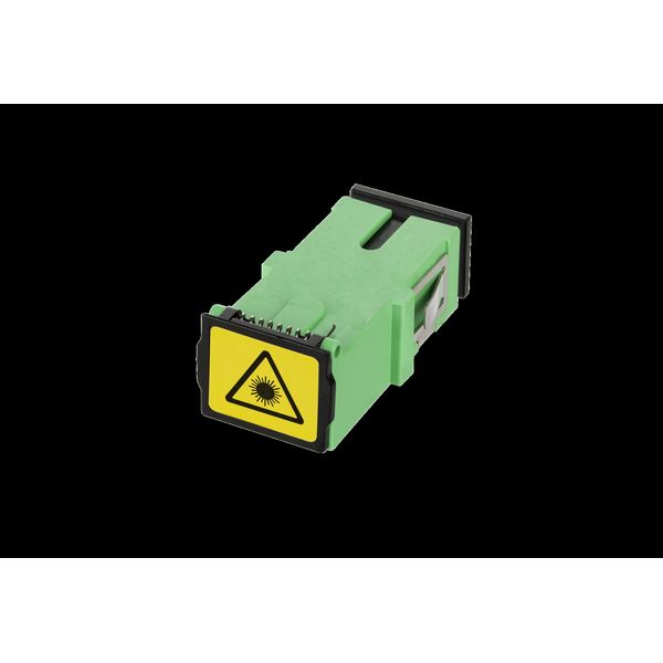 OpDAT adapter SC-Simplex APC OS2 with shutter image 1