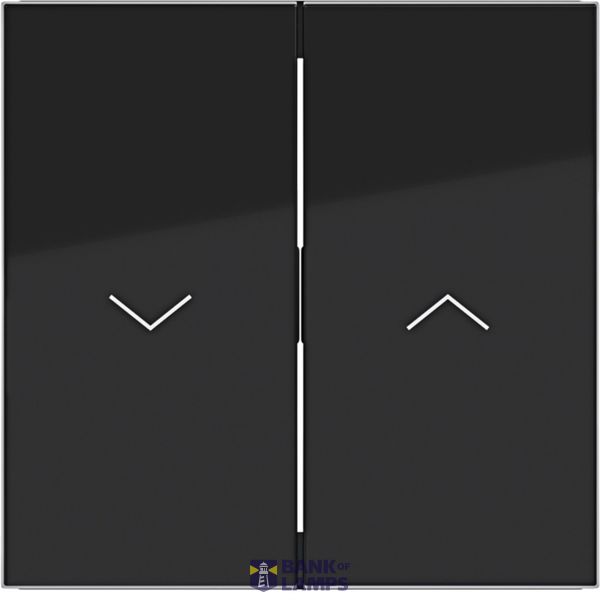 Double seesaw, with print of one arrow symbol, A.x/C.x, glossy night black image 1