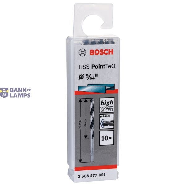 HSS Twist Drill Bit PointTeQ 9/64", 10 pcs. image 2