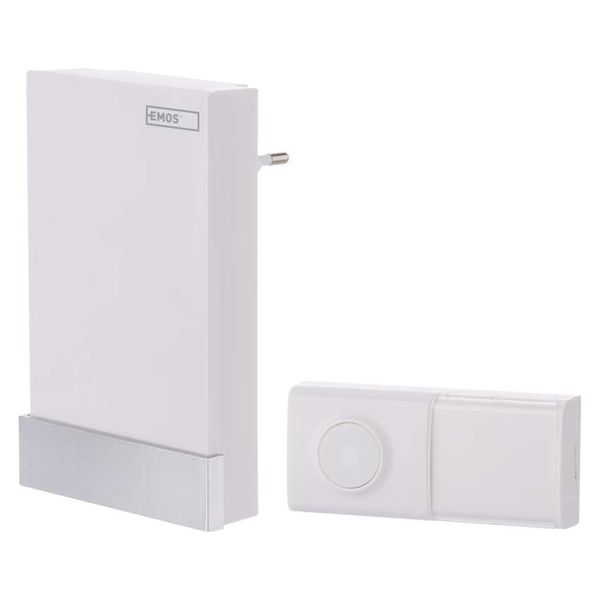 Wireless Doorbell AC P5726, Battery-Free Push Button image 1