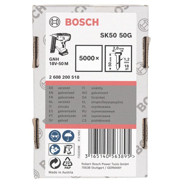 Brad SK50 50G 1.2 mm, 50 mm, galvanised image 1