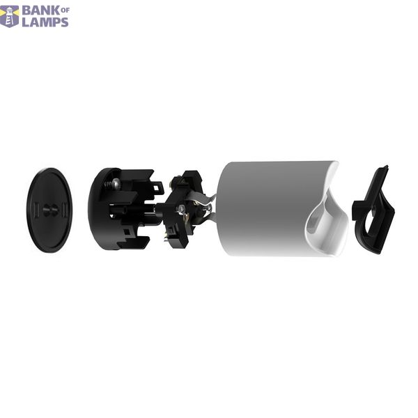 Esse14 wall or ceiling lamp holder with S14d fitting - Waterproof IP44 image 2