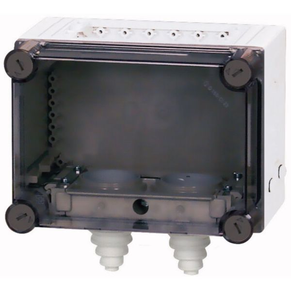KST32-150 Panel enclosure, with gland plate and cable glands, HxWxD=187.5x250x175mm image 1