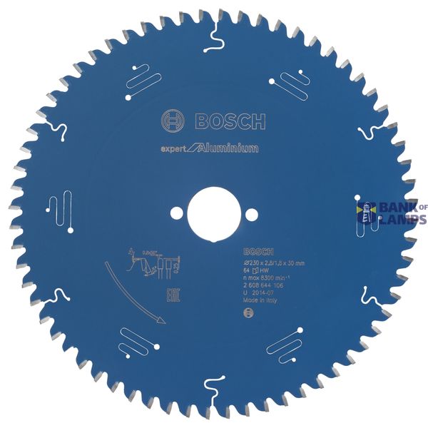 Circular saw blade Expert for Aluminium 230 x 30 x 2,8 mm, 64 image 1