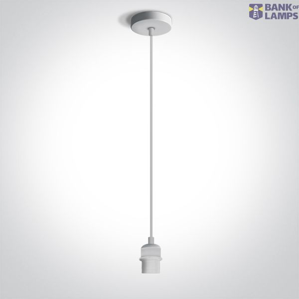 WHITE PENDANT 20W E27 image 1
