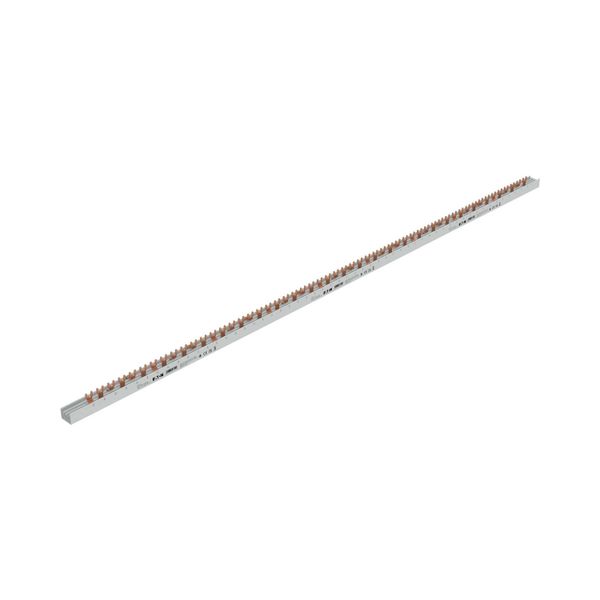 GVK busbar fork, 3-phase+N, L1+N - L2+N - L3+N, shortenable version, end caps not included, 1 meter, 16 mm² image 11