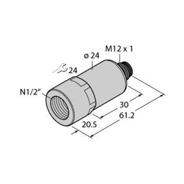 Pressure Transmitter With Current Output (2-Wire)   PT100PSIG-2017-I2-H1141/X image 1