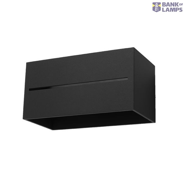 WALL LAMP LOBO MAXI BLACK G9 2X40W IP20 image 2