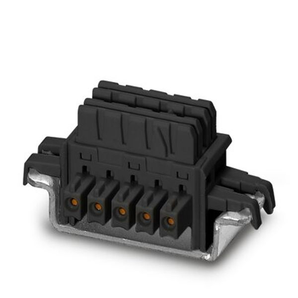 ME 6,2 TBUS-2 1,5/5-ST-3,81 BK - DIN rail bus connectors image 1