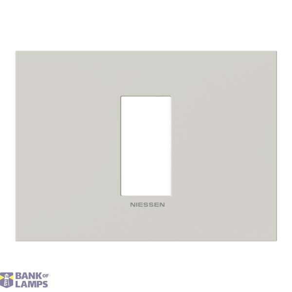 Frame - 1-gang / 1-module - Niessen logo - S - Dune image 1