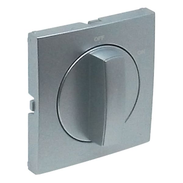 COVER PLATE F/ROTARY SWITCH (ON/OFF) ALUMIN image 1