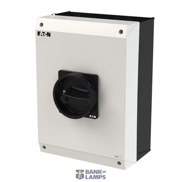 P3 Main switch, 80 A,Surface mounting, 4 pole, Form I5/SVB, Black, Doo image 2