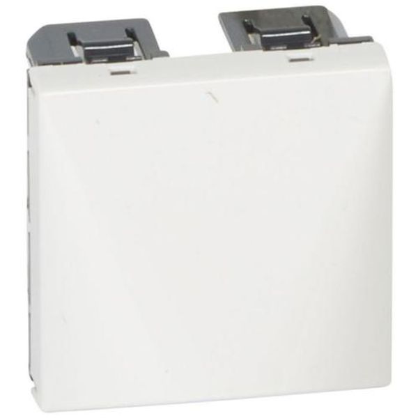 Cable Outlet Mosaic 2 Modules White image 1