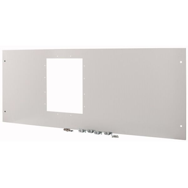XTMPI63WC3-H550W1350 Front cover for IZM63, withdrawable, HxW=550x1350mm, grey image 1