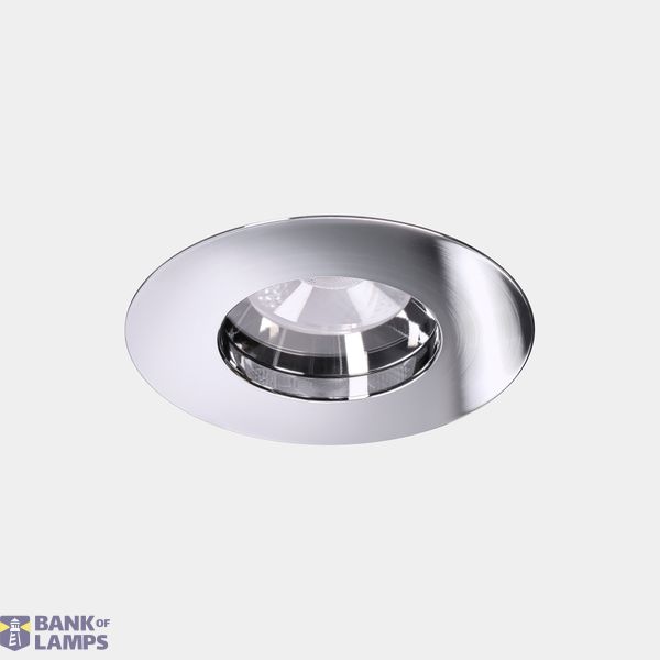 Downlight Play IP65 Round Fixed Emergency 6.4W LED neutral-white 4000K CRI 90 27.8º ON-OFF Chrome IP65 629lm image 1